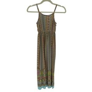 Bonnie Jean Girls Boho‎ Smocked Maxi Dress 7